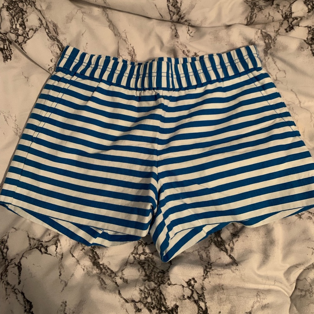 J crew elastic waistband shorts